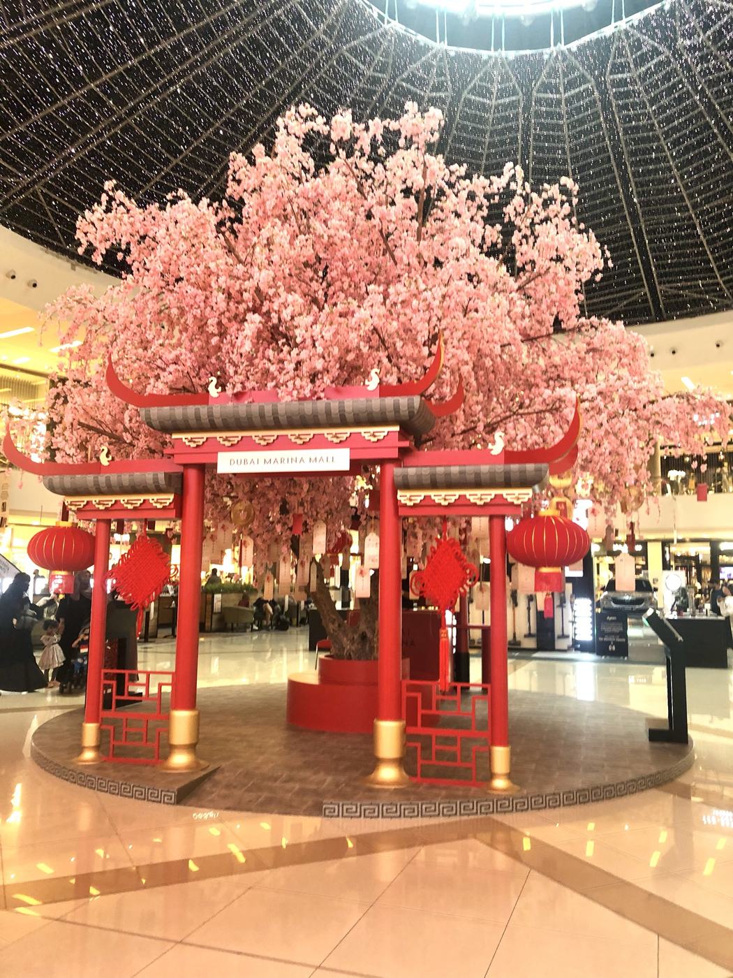 Chinese New Year, Dubai Marina Mall, view 1