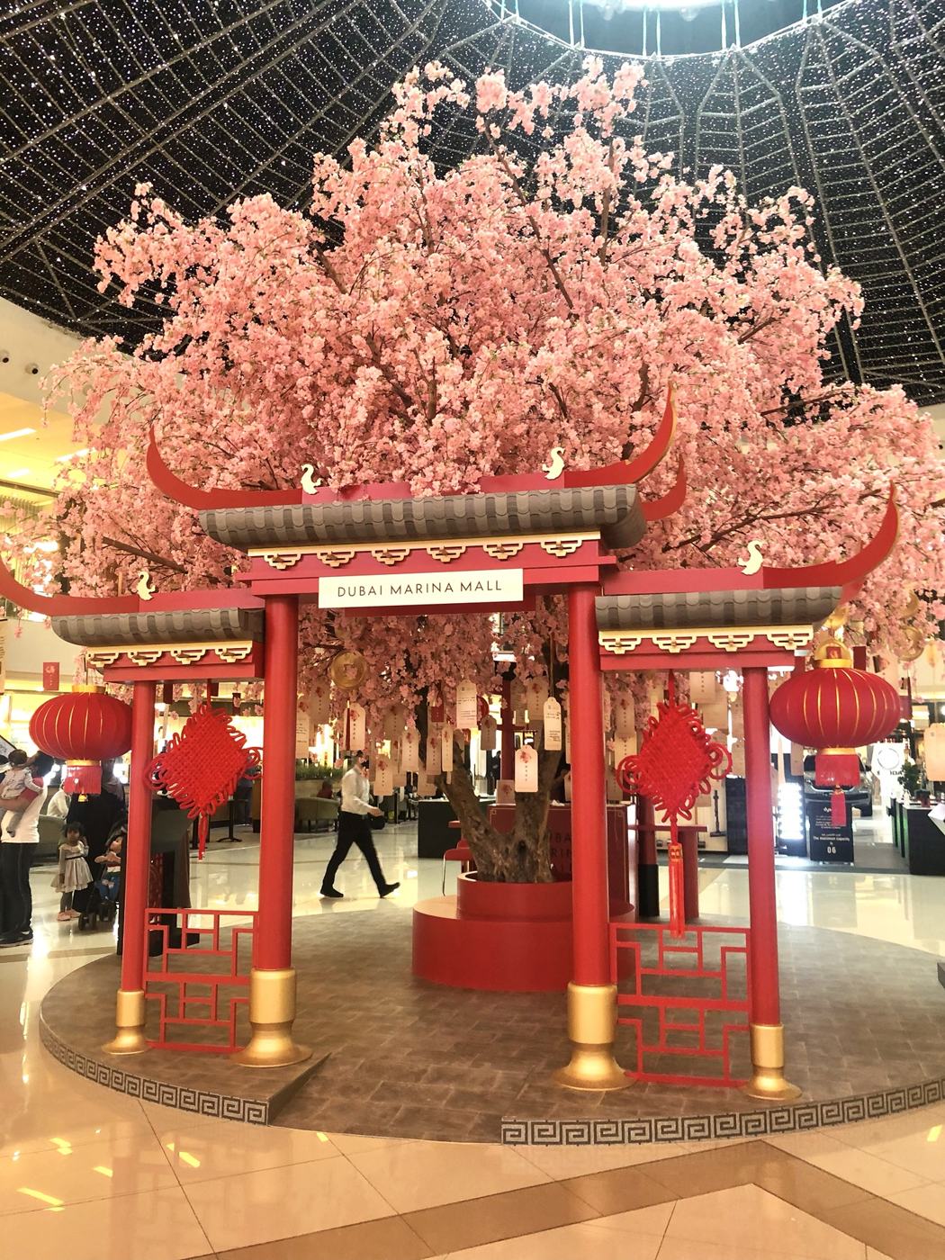 Chinese New Year, Dubai Marina Mall, view 2